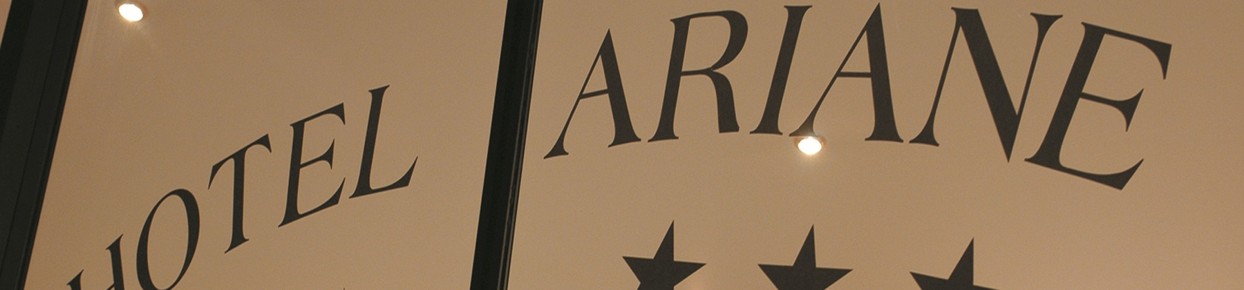 Hôtel Ariane  header